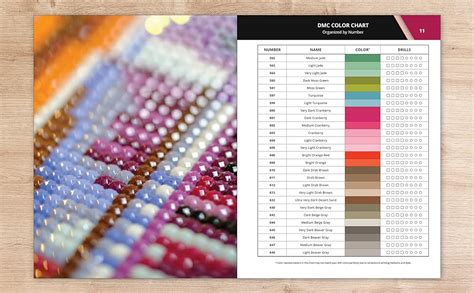 Dmc Color Chart A Diamond Painting Reference Guide Color Reference