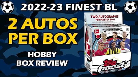 2 AUTOS 2022 23 Topps Finest Bundesliga Hobby Box Soccer Review YouTube