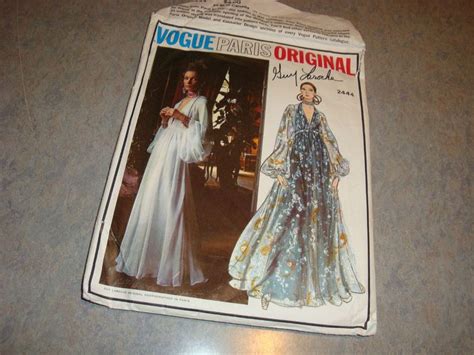 Vintage Vogue Paris Original Sewing Pattern By Guy Laroche 2444 Size 10