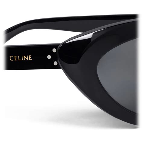 Céline - Black Frame 48 Sunglasses in Acetate Black - Black ...