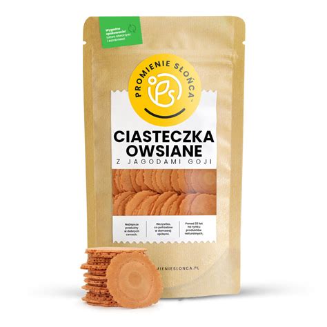 Ciasteczka Owsiane Z Jagodami Goji G Promienie S O Ca Sklep