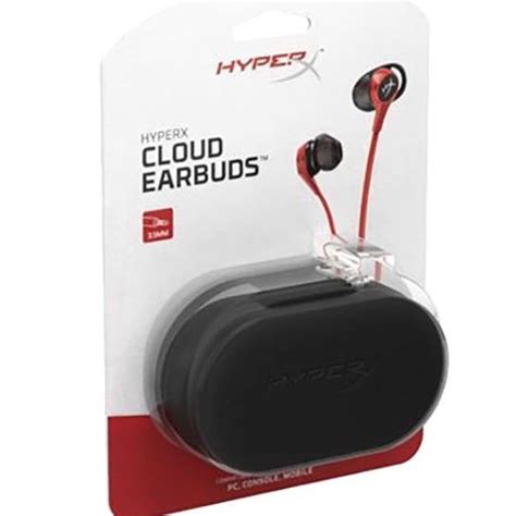 Hyperx Cloud Earbuds In Ear หูฟังเกมมิ่งอินเอียร์ Hyper X Earbud แจ็ค 4 ขั้ว 35มม สายยาว 12