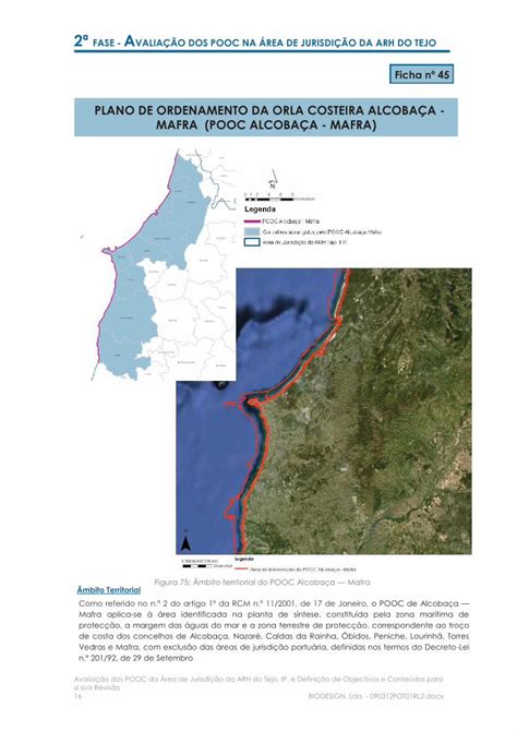 Pdf Plano De Ordenamento Da Orla Costeira Alcoba A Protec O A