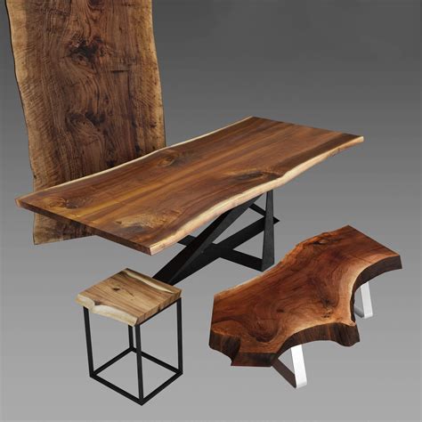 Wood slabs tables - 下载 3D 模型 (13132) | zeelproject.com