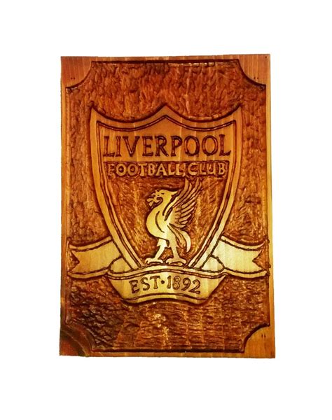 Phenomenal Liverpool Fc Hand Carved Wood Plaque Etsy