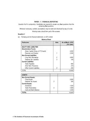 CA Final New Financial Reporting Question Paper May 2019 PDF InstaPDF