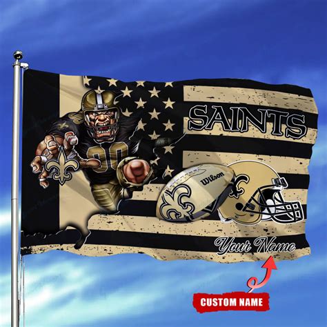 New Orleans Saints Personalized Flag 125 Sportique Shop