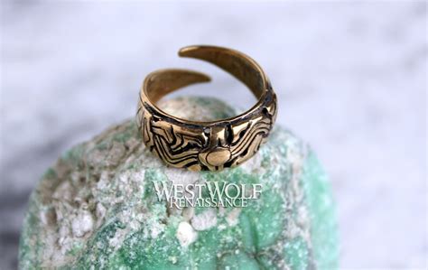 Viking Borre Style Ring Of Norway Adjustable Size In Etsy