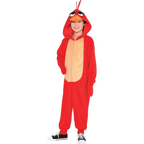 Boys Zipster Red Angry Bird One Piece Costume - The Angry Birds Movie ...