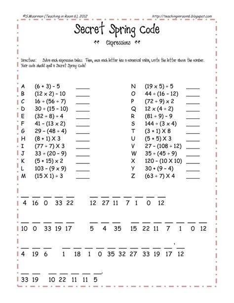 Math For 6th Graders Printable Worksheets