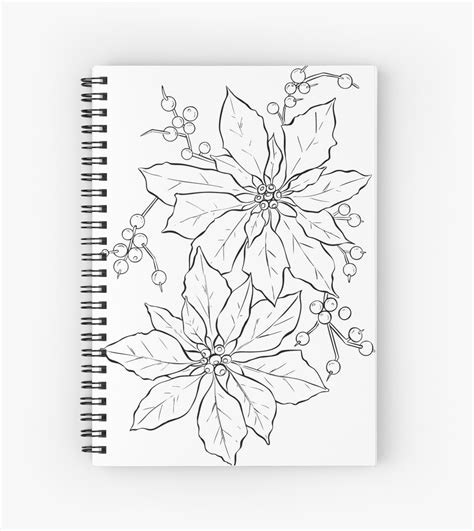 Poinsettia Drawing Outline at PaintingValley.com | Explore collection ...