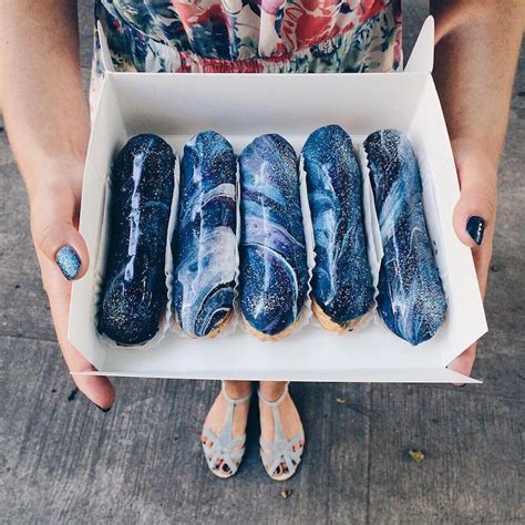 Eclairs Inspired By The Cosmos Are The Latest In The Galaxy Food Trend