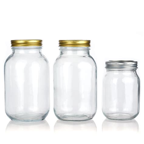 100ml 200ml 300ml 500ml Wide Mouth Glass Canning Mason Jars China