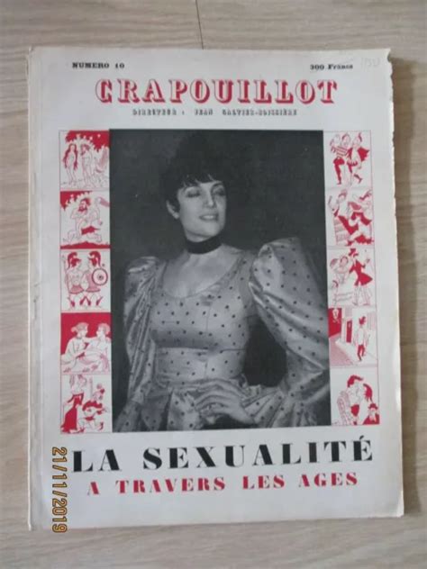 REVUE ANCIENNE LE Crapouillot 1950 La sexualité Politique EUR 12 00