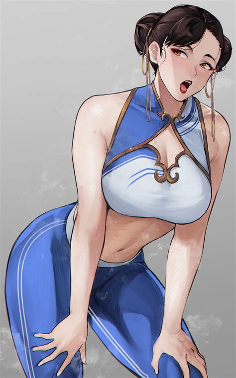 Rule 34 Boob Window Capcom Chun Li Cleavage Deep Cleavage Full