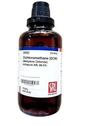 Srl Dichloromethane Dcm Methylene Chloride Extrapure Ar Grade