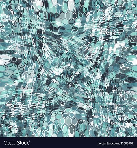 Camouflage seamless pattern with arctic blue Vector Image