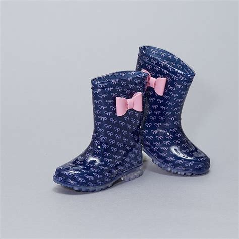 Bottes imperméables en caoutchouc Bébé fille bleu Kiabi 18 00