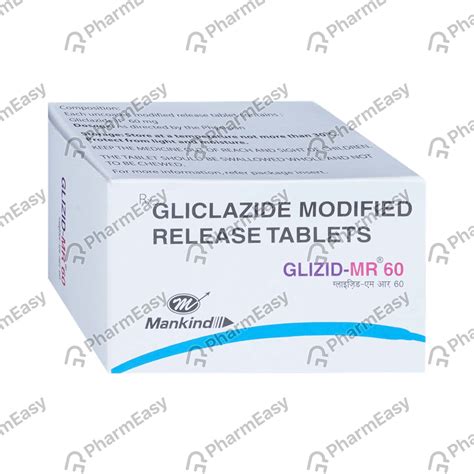 Buy Glizid Mr 60 MG Tablet 15 Online At Flat 15 OFF PharmEasy