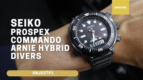 Unboxing Seiko Prospex Solar Commando Arnie Hybrid Divers 40th