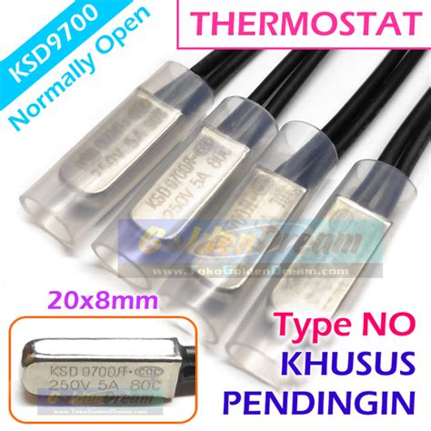 Jual Thermostat KSD9700 Bimetal 250v 5A Sensor Suhu Temperatur KSD 9700