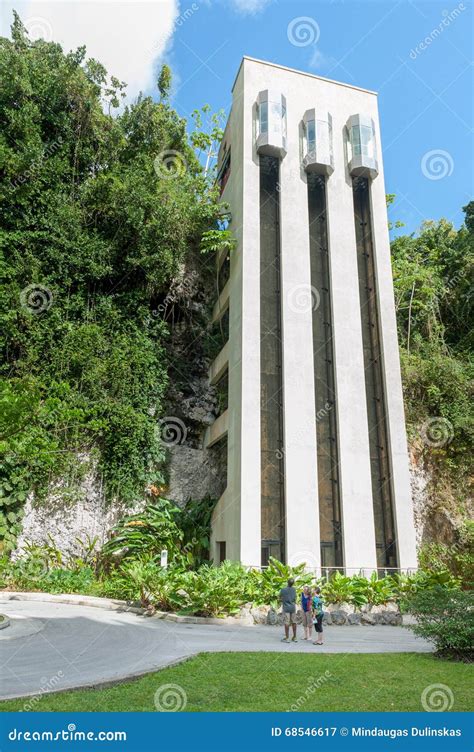 HARRISON'S CAVE, BARBADOS - MARCH 14, 2014: Entrance To Harrison's Cave ...