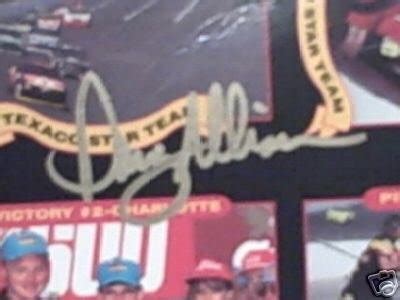 Davey Allison Autograph Trading Card Proof Nascar | #37803864