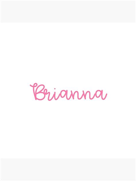 Brianna Poster For Sale By Jze76340 Redbubble