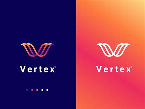 Vertex logo design by Milon Mia I Logo designer on Dribbble