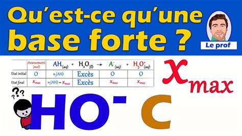 Une BASE forte dans l EAU partie 1 Physique chimie Lycée YouTube