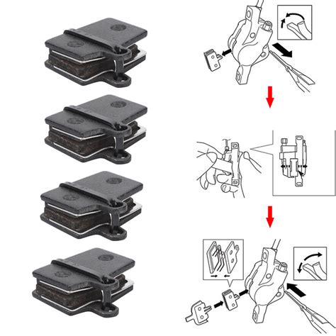 FTD BIKEIN 4 Pairs Bike Bicycle Disc Brake Pads Kits For Hayes Stroker