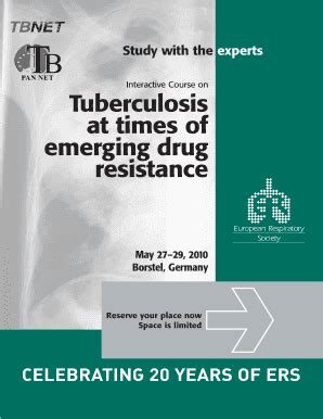 Fillable Online Dev Ersnet Interactive Course On Tuberculosis At Times