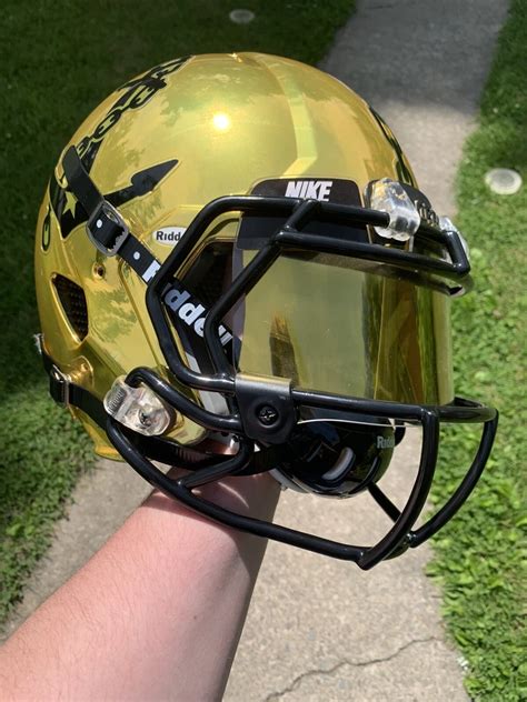 Gold Chrome Football Helmet Hot Sale Danzhao Cc
