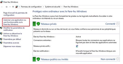 Comment Configurer Le Pare Feu Windows