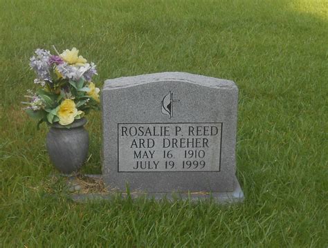 Rosalie Pearl Reed Ard Dreher Find A Grave Memorial