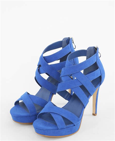 Sandales Talons Hauts Bleu A B Pimkie