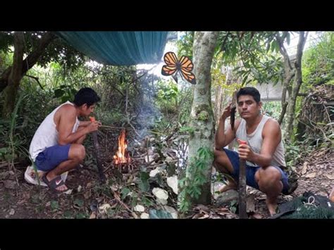 Sobreviviendo Una Semana En La Selva Comiendo Pescado Asado Youtube