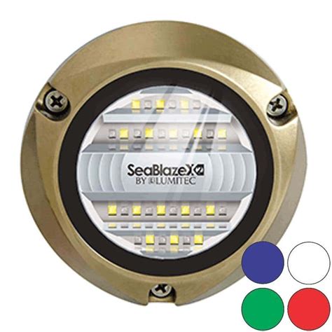 SeablazeX2 Full Color RGBW Underwater LED Light Lumitec New Wire Marine