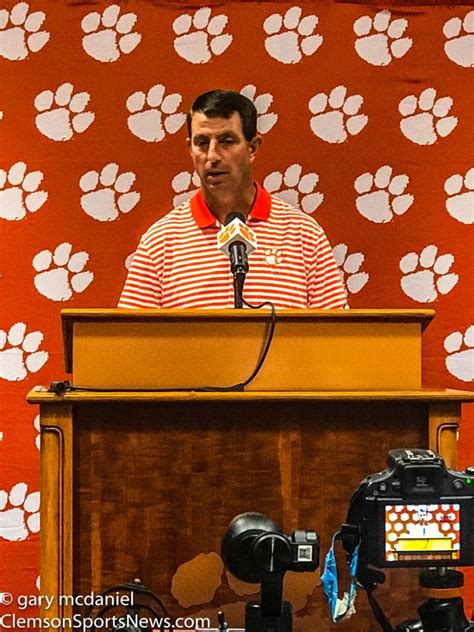 Dabo Swinney Tuesday Press Conference Recap – Clemson Sports News