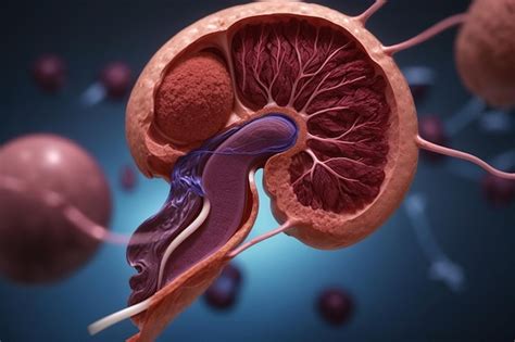 Premium Ai Image Diagram Showing Human Kidney Anatomy Healthy Spleen