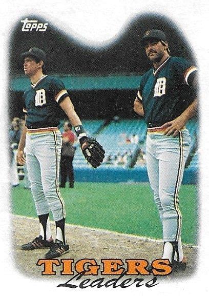 Detroit Tigers Team Leaders Topps Baseball Trading Card