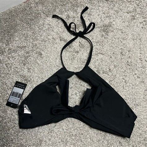 Relleciga Keyhole Cutout Halter High Neck Bikini Top Ebay