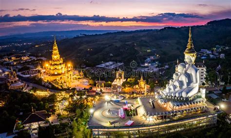 Aerial View Of Wat Phra That Pha Sorn Kaew Temple In Phetchabun