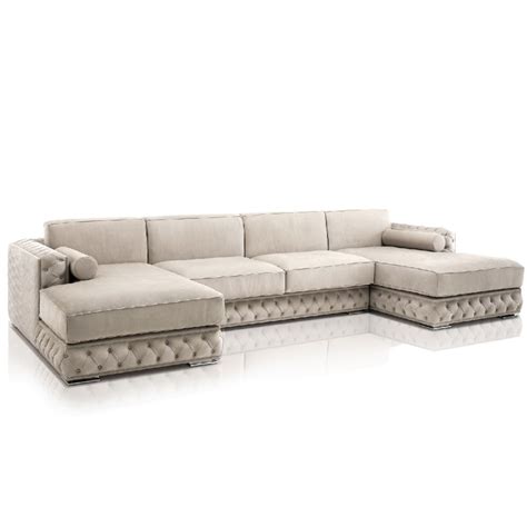 Sofas & Armchairs Velvet Modular Sofa - Casa Ricca