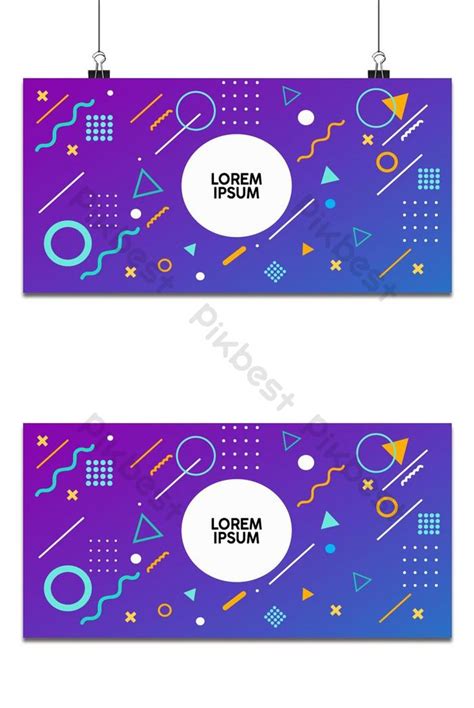 Minimal Modern Colorful Abstract Memphis Style Vector Background