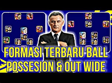 Terbaru Inilah Tim Formasi Dafault Terbaru Untuk Ball Possesion