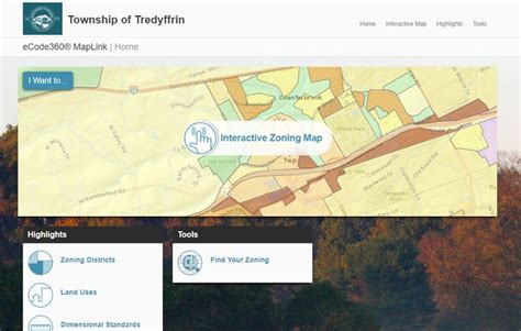 Easttown Township Maplink Interactive Zoning Map