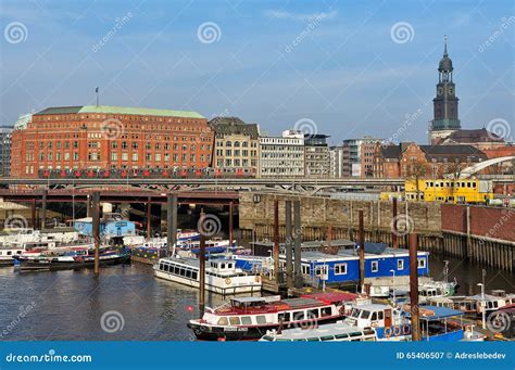 Binnenhafen Hamburg Germany Editorial Photography Image Of River