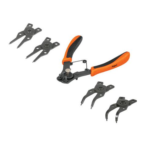 Truper Set Pinza Seguer Seeger Interior Exterior Centro De Materiales