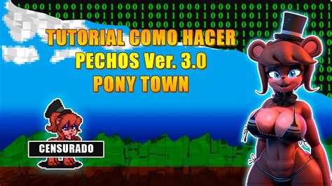 TUTORIAL DE COMO HACER PECHOS HOW TO MAKE BREAST FNAF F EN PONY